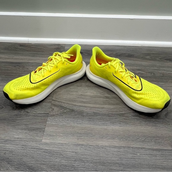 New Balance Neon Yellow Athletic Sneakers - Picture 6 of 6